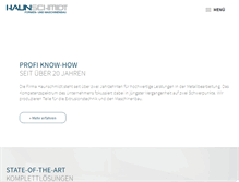 Tablet Screenshot of haunschmidt.at